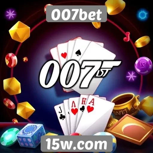 Variados jogos de cassino oferecidos pelo 007bet